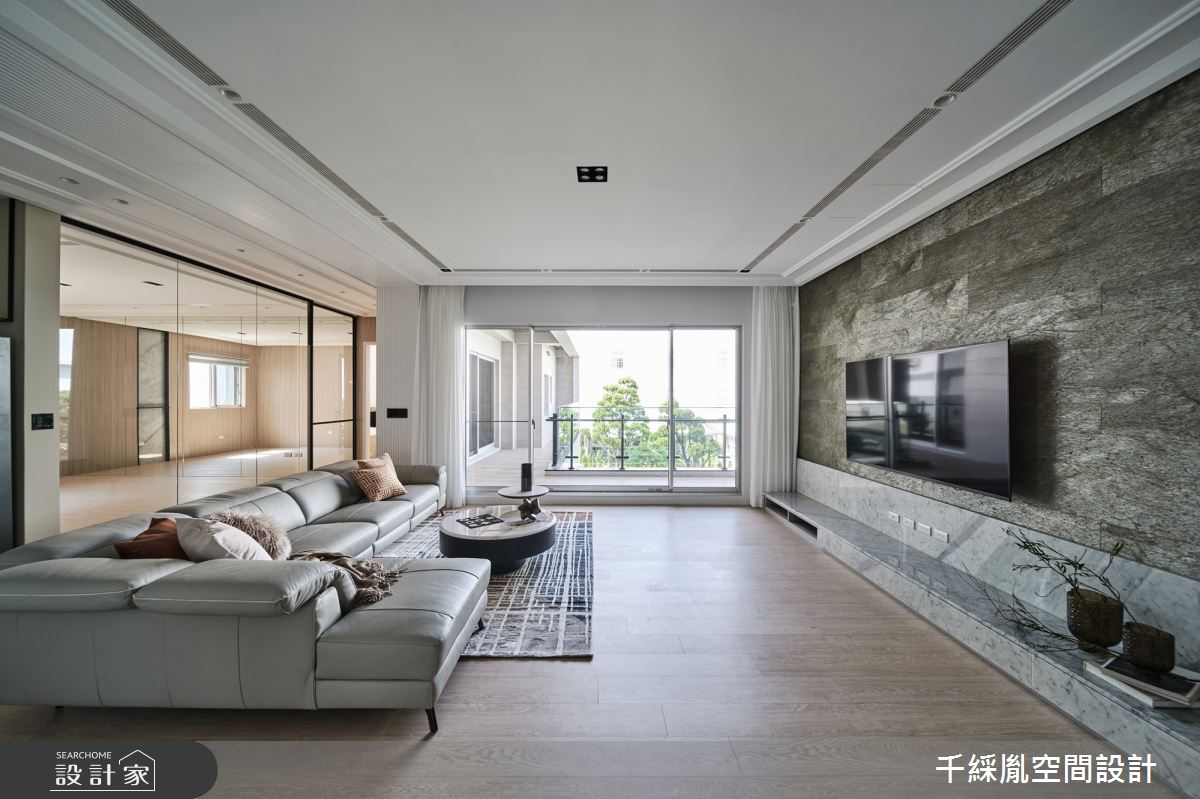 130坪新成屋(5年以下)＿現代日式混搭風客廳案例圖片＿千綵胤空間設計ＸDec1/2 DECO 全屋設計團隊＿千綵胤_41之16