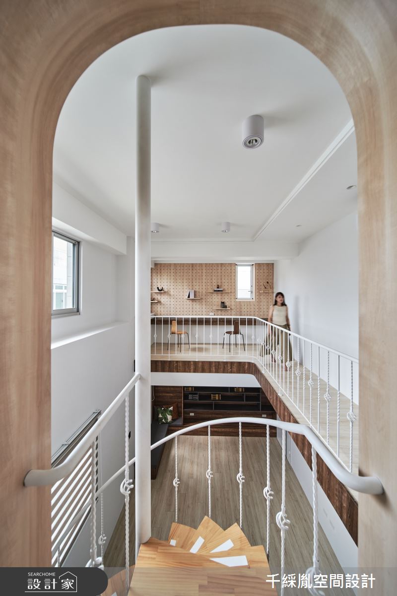 130坪新成屋(5年以下)＿現代日式混搭風樓梯案例圖片＿千綵胤空間設計ＸDec1/2 DECO 全屋設計團隊＿千綵胤_41之29