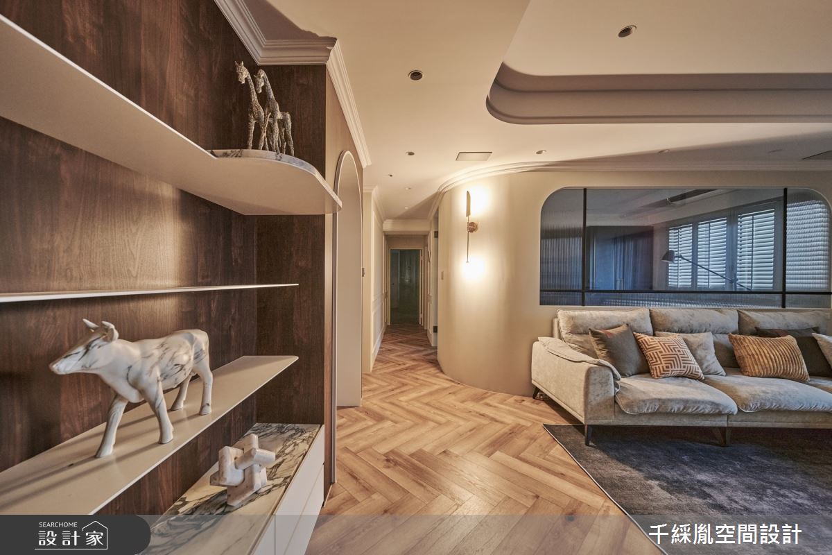 35坪老屋(16~30年)＿美式風客廳走廊案例圖片＿千綵胤空間設計ＸDec1/2 DECO 全屋設計團隊＿千綵胤_42之2
