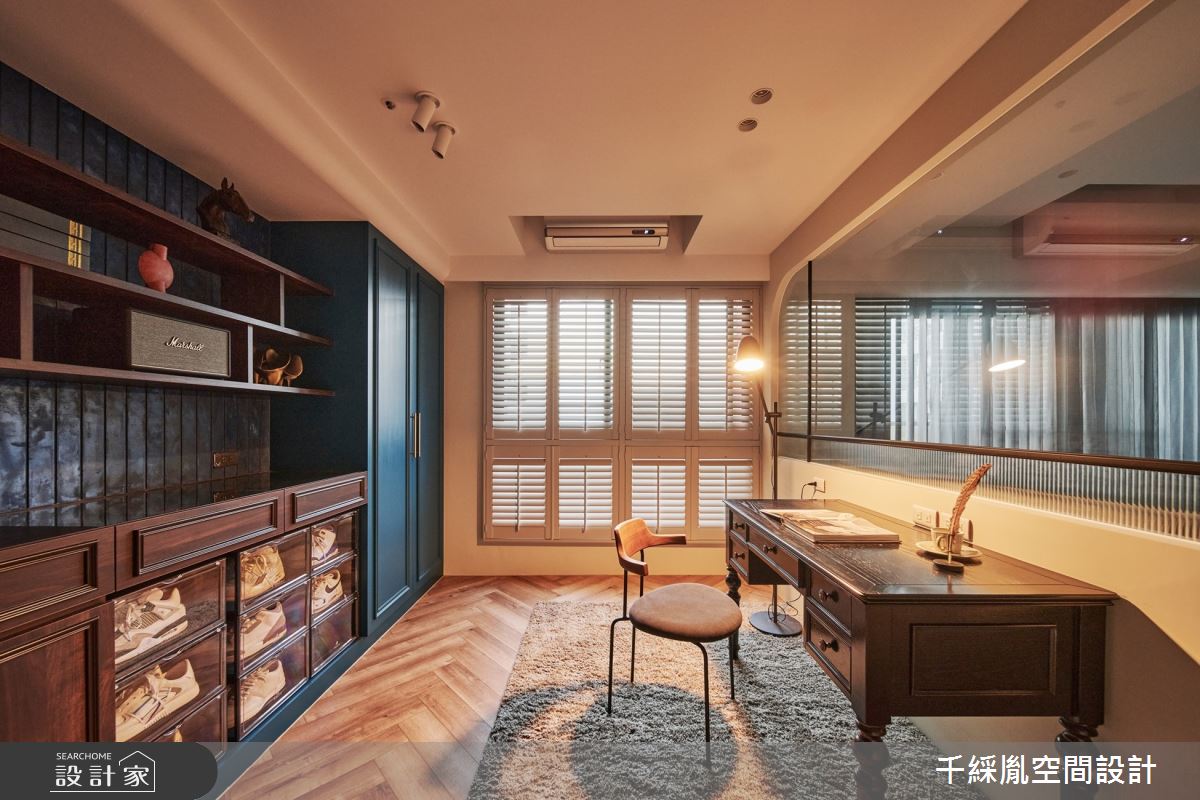 35坪老屋(16~30年)＿美式風書房工作區案例圖片＿千綵胤空間設計ＸDec1/2 DECO 全屋設計團隊＿千綵胤_42之3