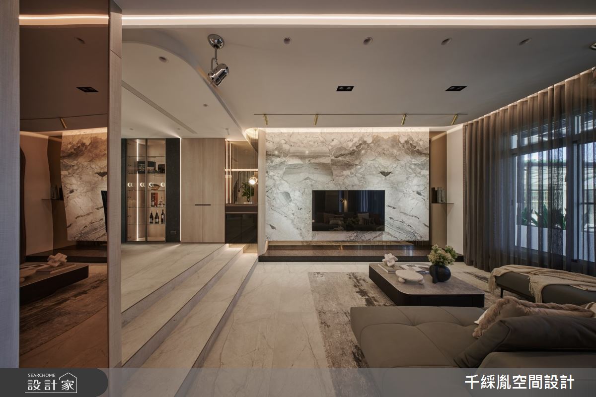 60坪老屋(16~30年)＿現代風客廳樓梯案例圖片＿千綵胤空間設計ＸDec1/2 DECO 全屋設計團隊＿千綵胤_43之1
