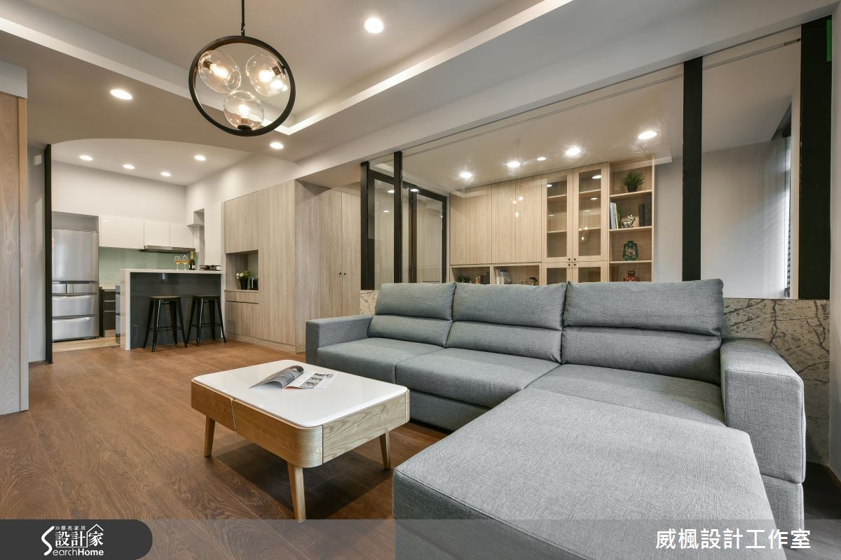 30坪老屋(16~30年)＿簡約風客廳案例圖片＿威楓設計＿威楓_08之7