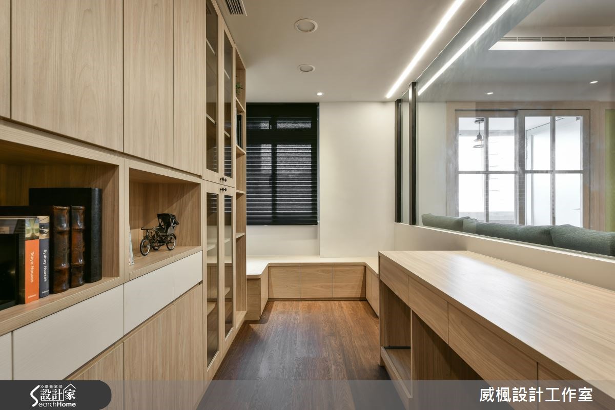 30坪老屋(16~30年)＿簡約風書房案例圖片＿威楓設計＿威楓_08之8