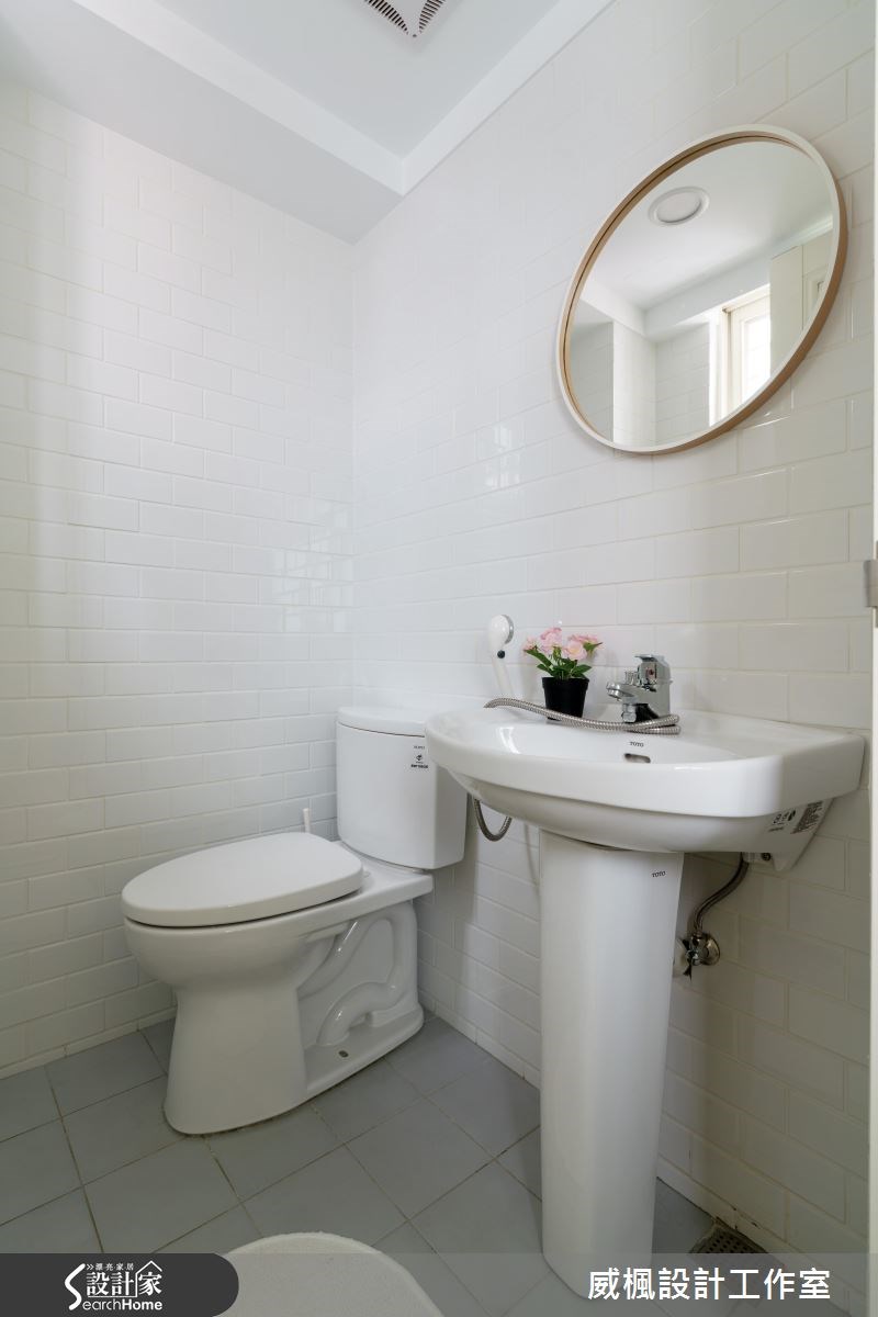 25坪老屋(16~30年)＿北歐風浴室案例圖片＿威楓設計＿威楓_09之18