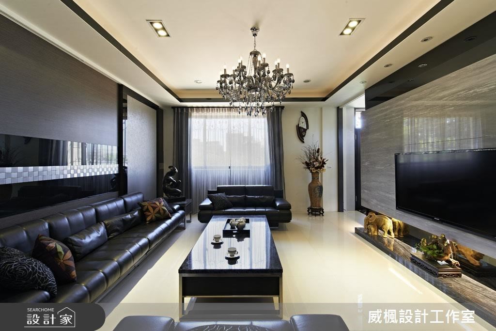 120坪＿奢華風客廳案例圖片＿威楓設計＿威楓_14之4