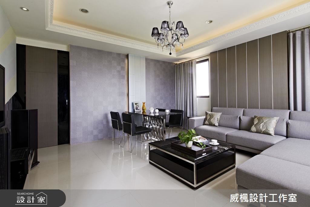 120坪＿奢華風客廳餐廳案例圖片＿威楓設計＿威楓_14之16
