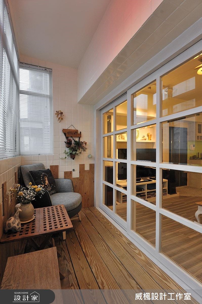 26坪老屋(16~30年)＿鄉村風玄關案例圖片＿威楓設計＿威楓_15之2