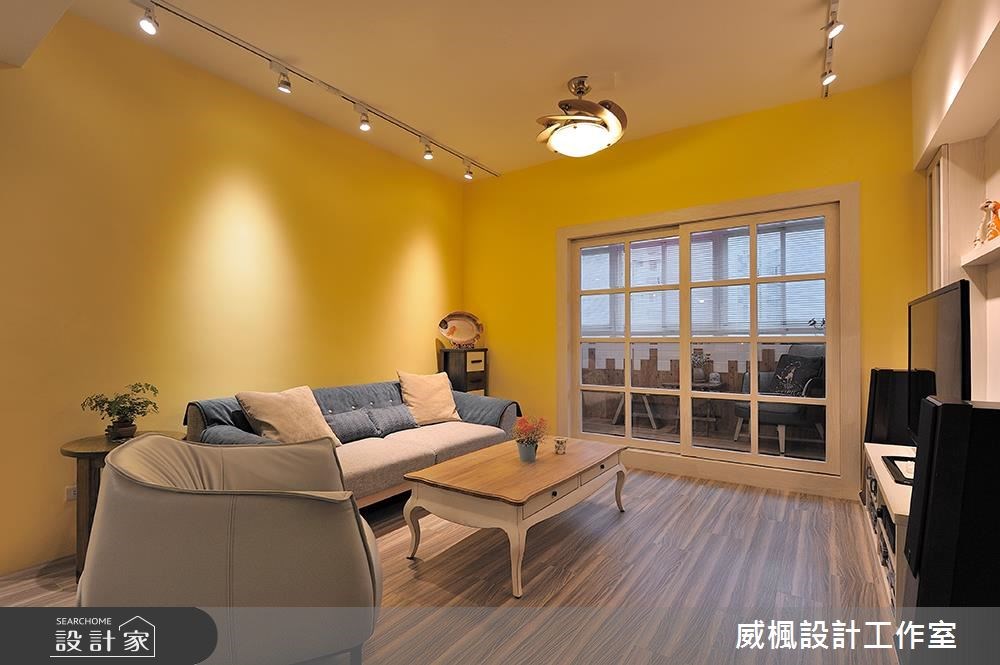26坪老屋(16~30年)＿鄉村風客廳案例圖片＿威楓設計＿威楓_15之8
