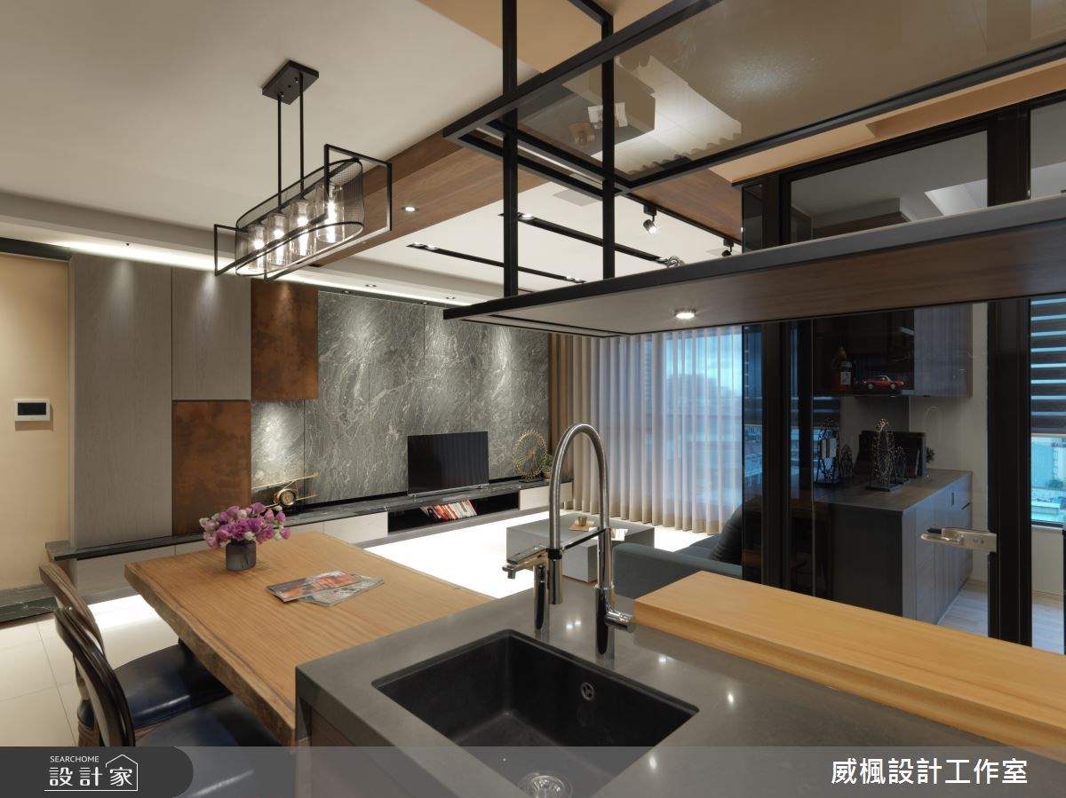 40坪新成屋(5年以下)＿工業風餐廳案例圖片＿威楓設計＿威楓_17之8
