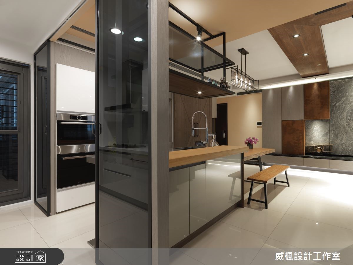 40坪新成屋(5年以下)＿工業風餐廳案例圖片＿威楓設計＿威楓_17之11