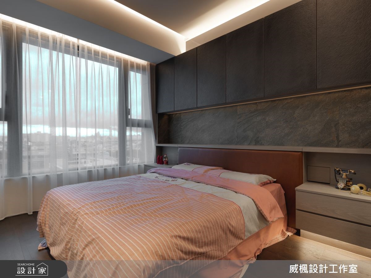 40坪新成屋(5年以下)＿工業風臥室案例圖片＿威楓設計＿威楓_17之12