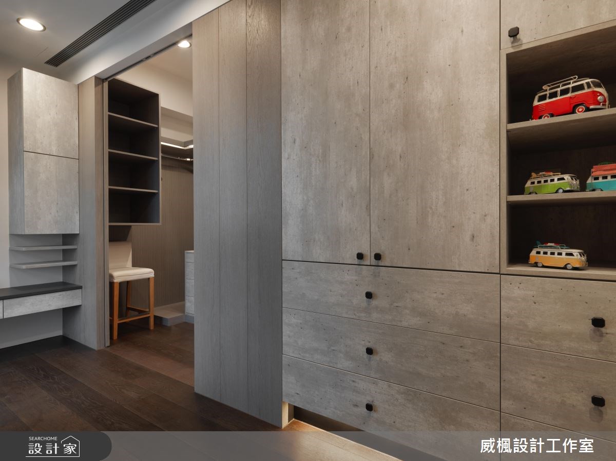 40坪新成屋(5年以下)＿工業風臥室案例圖片＿威楓設計＿威楓_17之14