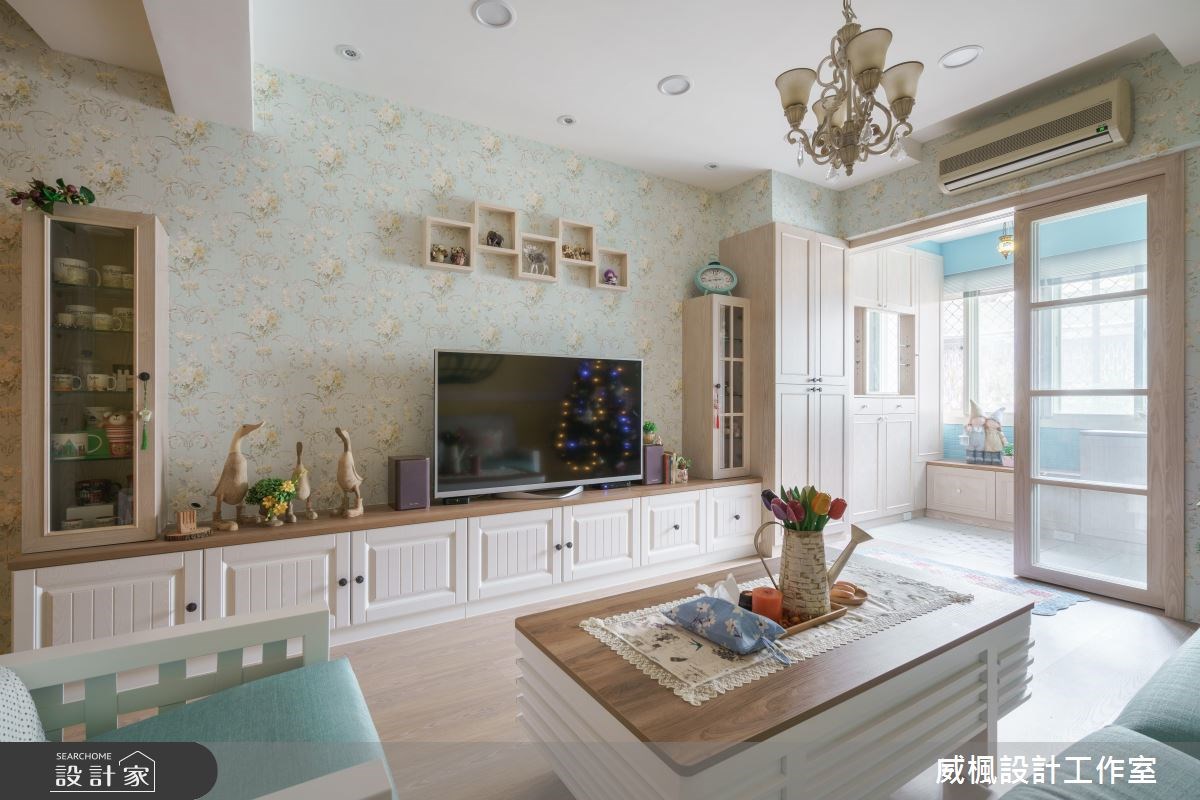 25坪老屋(16~30年)＿鄉村風客廳案例圖片＿威楓設計＿威楓_18之4