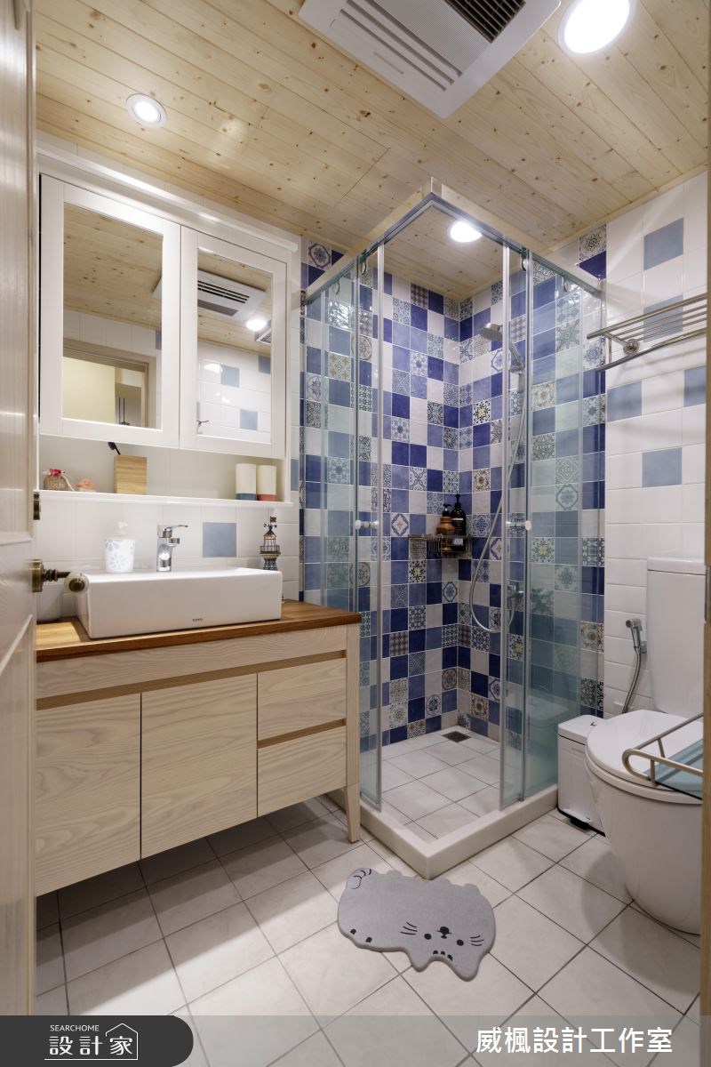 25坪老屋(16~30年)＿鄉村風浴室案例圖片＿威楓設計＿威楓_18之18