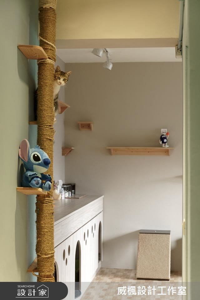 25坪中古屋(5~15年)＿北歐風客廳寵物案例圖片＿威楓設計＿威楓_20之8