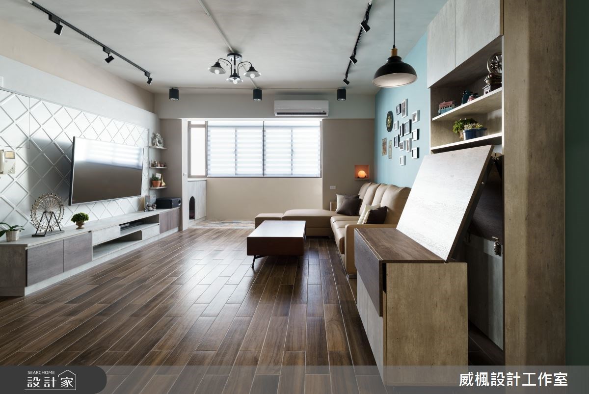 30坪老屋(16~30年)＿工業風客廳案例圖片＿威楓設計＿威楓_21之7