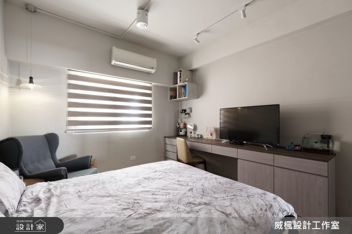 30坪老屋(16~30年)＿工業風臥室案例圖片＿威楓設計＿威楓_21之17