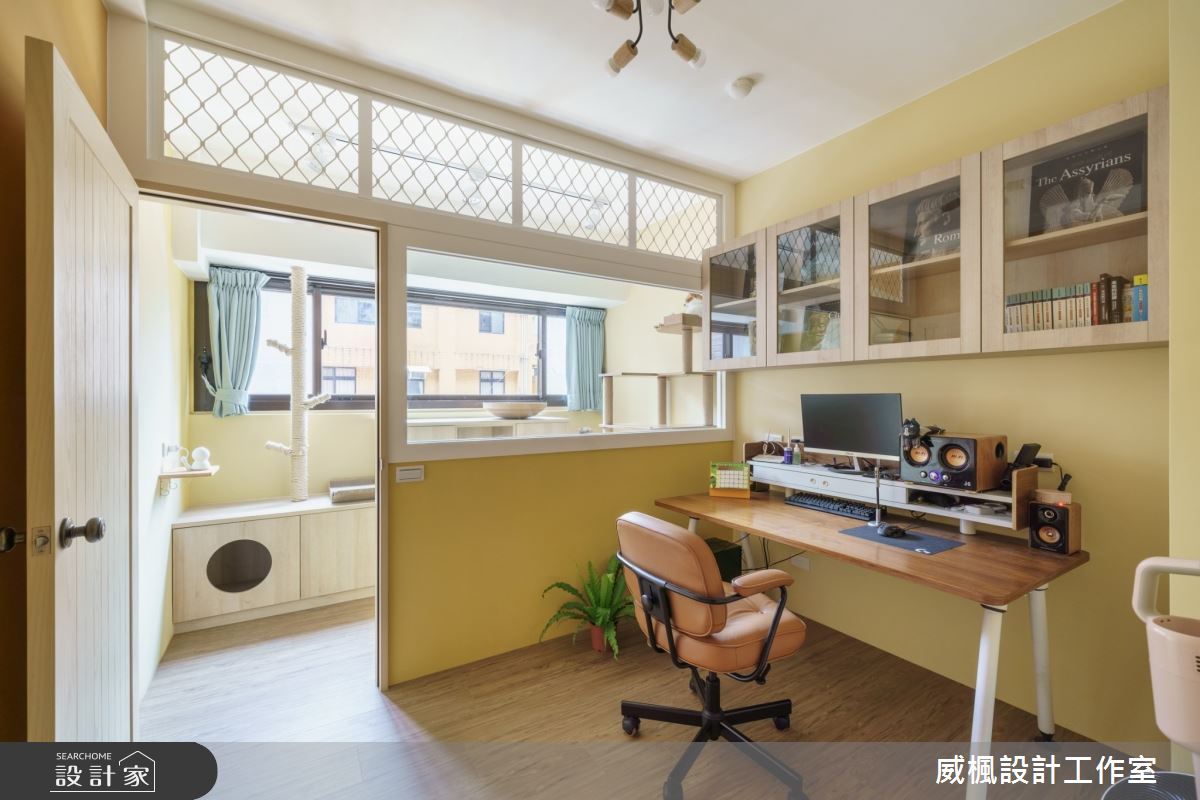 25坪老屋(16~30年)＿簡約風書房寵物案例圖片＿威楓設計＿威楓_26之12