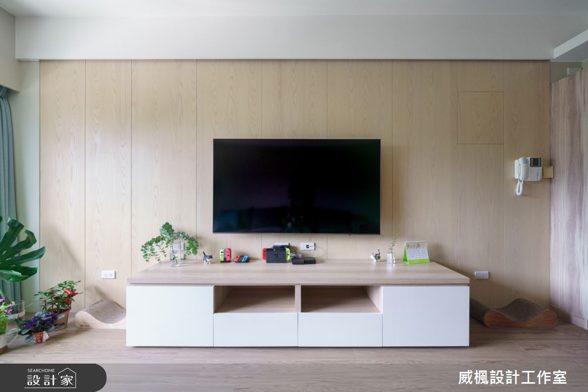 25坪老屋(16~30年)＿簡約風客廳案例圖片＿威楓設計＿威楓_26之5