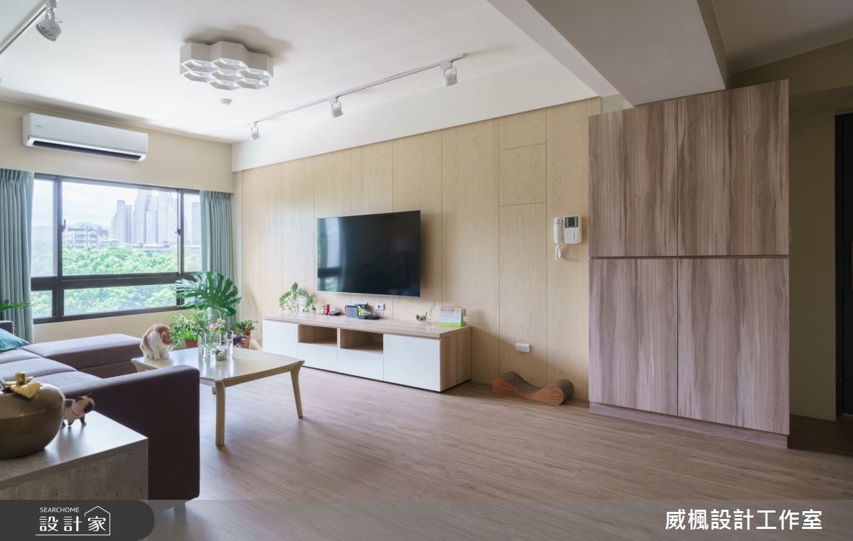25坪老屋(16~30年)＿簡約風客廳案例圖片＿威楓設計＿威楓_26之1