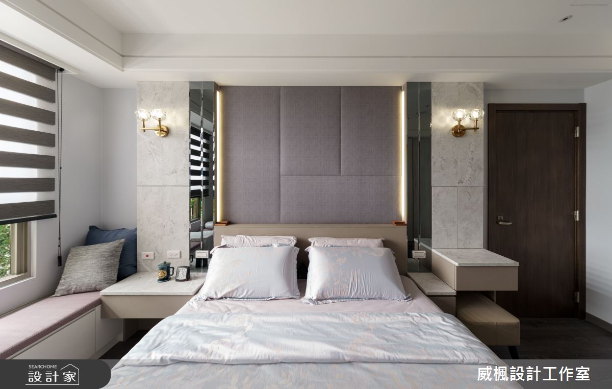 30坪新成屋(5年以下)＿奢華風臥室臥榻案例圖片＿威楓設計＿威楓_27之10