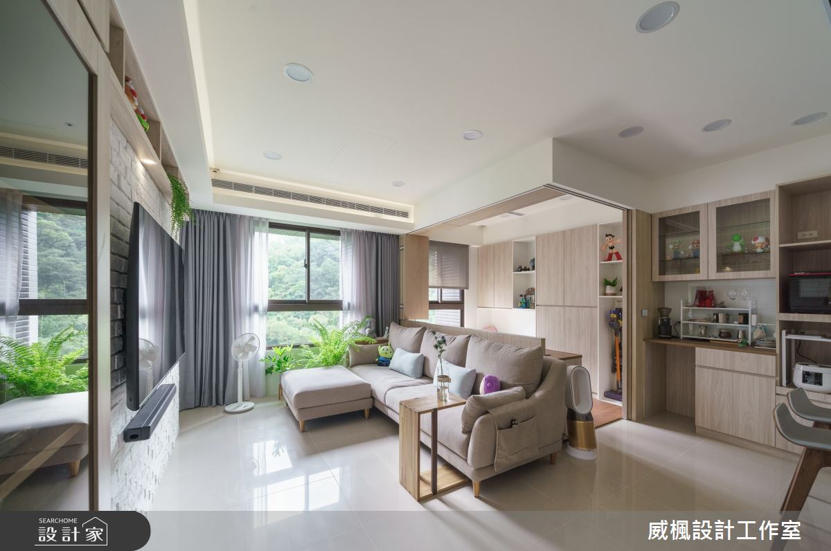 16坪預售屋＿日式無印風客廳案例圖片＿威楓設計＿威楓_28之4