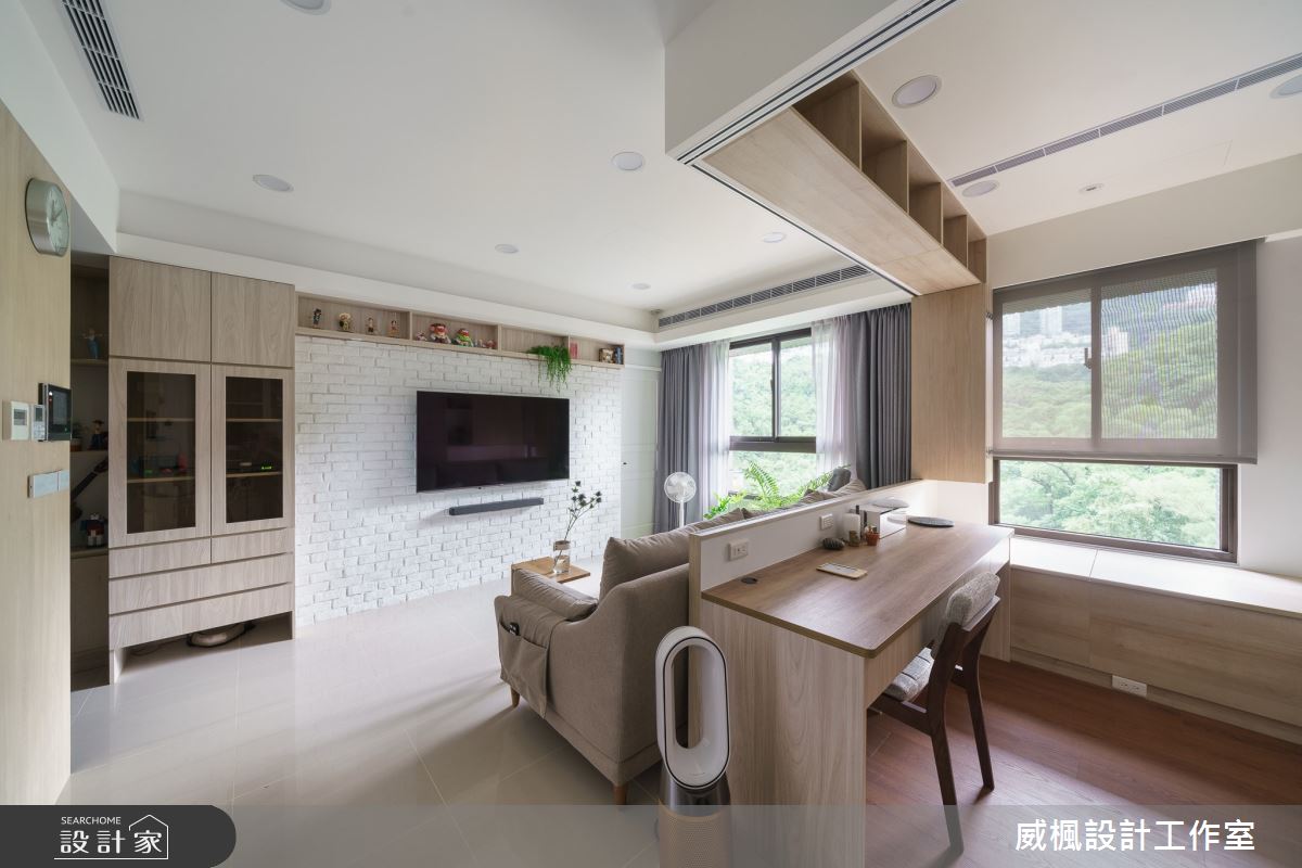 16坪預售屋＿日式無印風客廳書房案例圖片＿威楓設計＿威楓_28之14