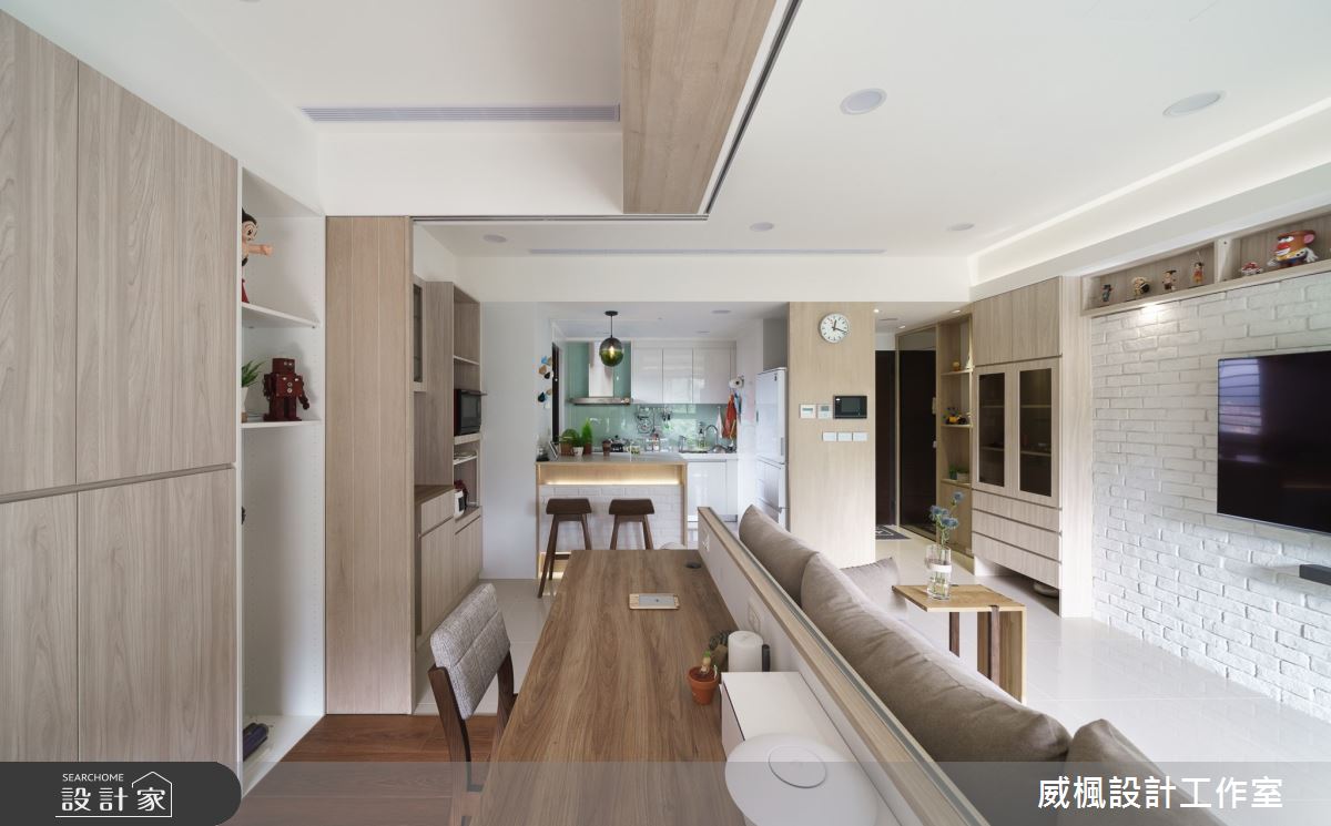 16坪預售屋＿日式無印風客廳書房案例圖片＿威楓設計＿威楓_28之15