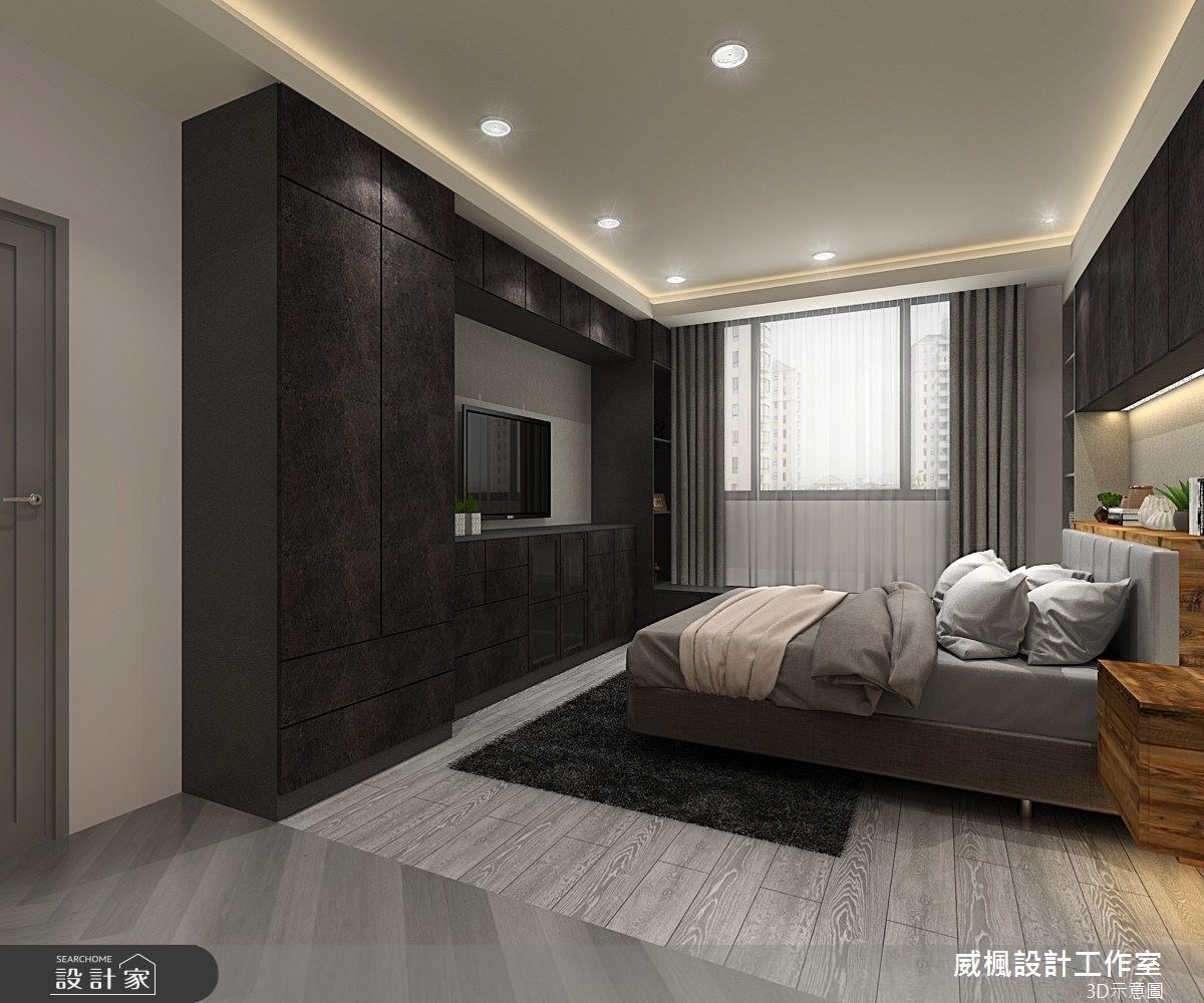 40坪預售屋＿英式復古臥室案例圖片＿威楓設計＿威楓_30之28