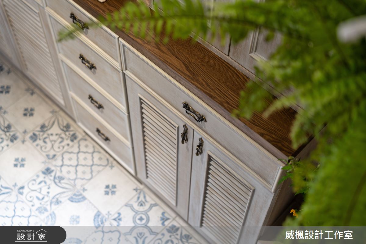 60坪新成屋(5年以下)＿鄉村風玄關案例圖片＿威楓設計＿威楓_32 法式鄉村之2