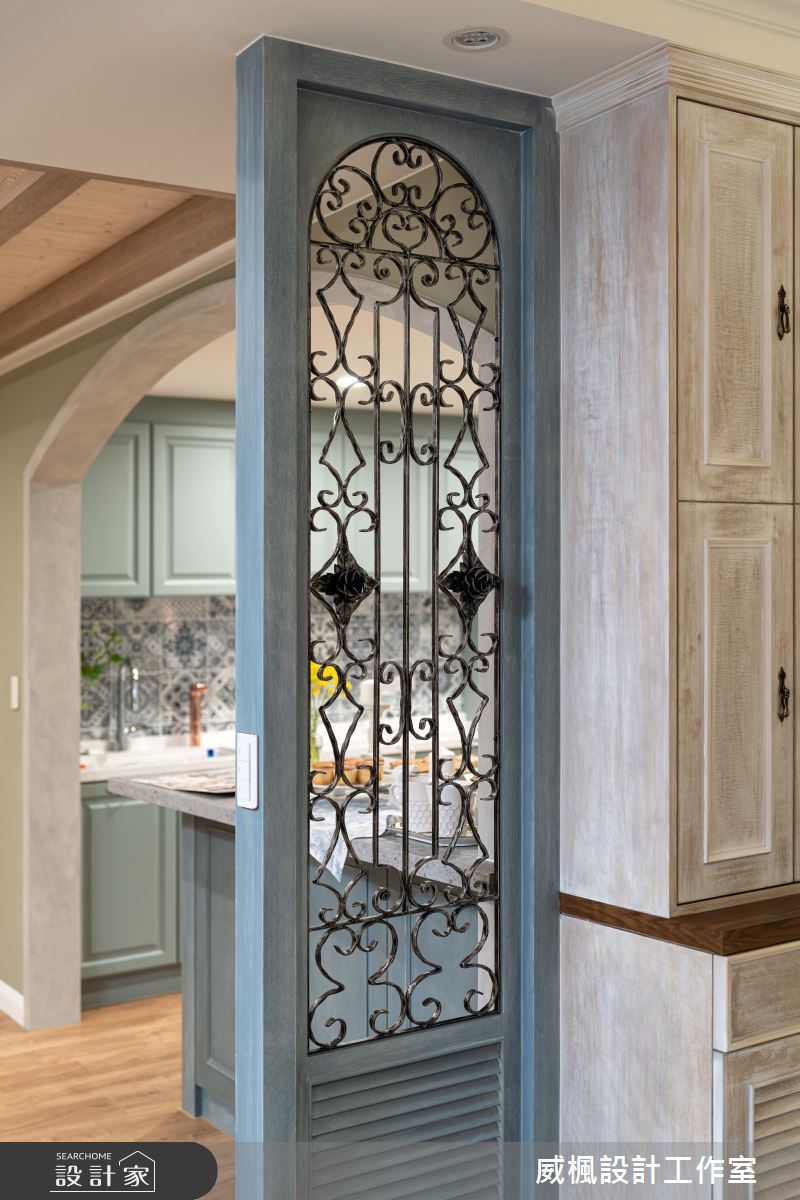 60坪新成屋(5年以下)＿鄉村風玄關案例圖片＿威楓設計＿威楓_32 法式鄉村之4