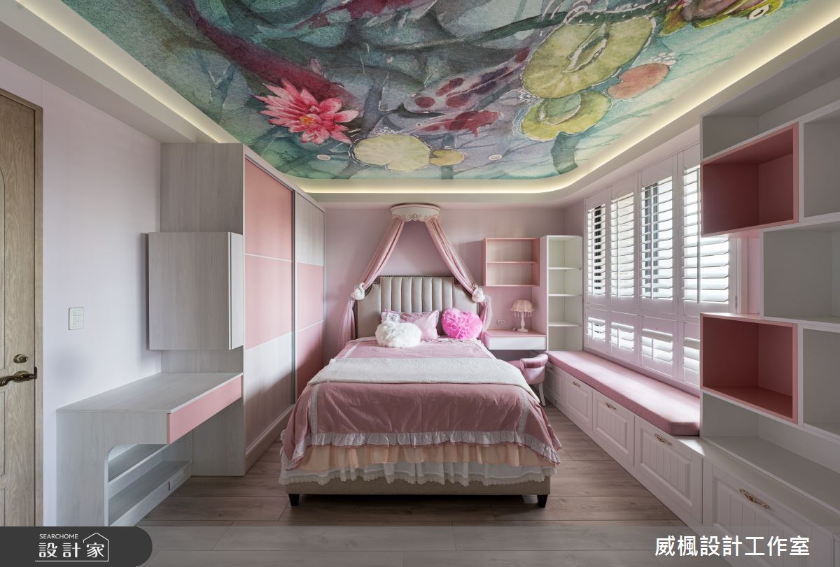 60坪新成屋(5年以下)＿鄉村風臥室兒童房兒童房案例圖片＿威楓設計＿威楓_32 法式鄉村之18