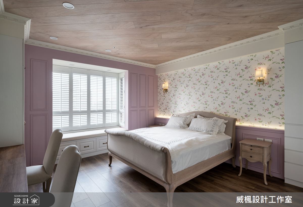 60坪新成屋(5年以下)＿鄉村風臥室孝親房客房案例圖片＿威楓設計＿威楓_32 法式鄉村之21