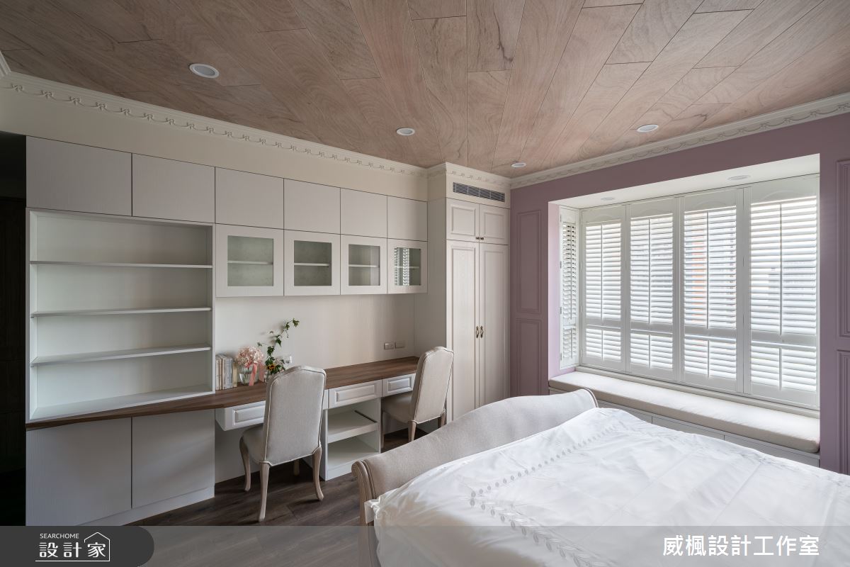 60坪新成屋(5年以下)＿鄉村風臥室客房案例圖片＿威楓設計＿威楓_32 法式鄉村之22