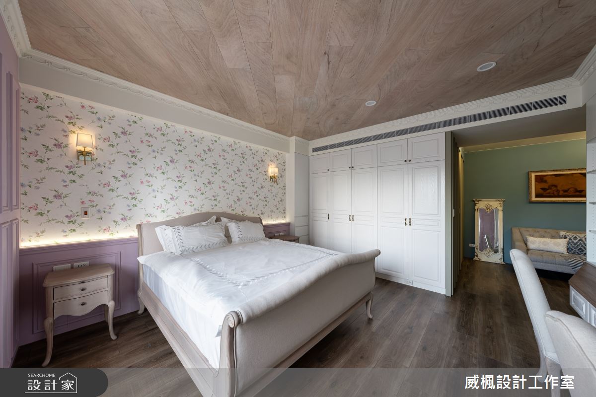 60坪新成屋(5年以下)＿鄉村風臥室客房案例圖片＿威楓設計＿威楓_32 法式鄉村之24