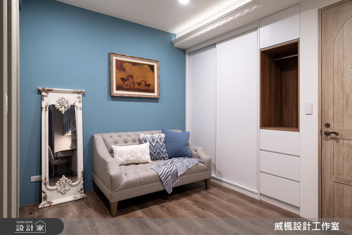 60坪新成屋(5年以下)＿鄉村風臥室客房案例圖片＿威楓設計＿威楓_32 法式鄉村之25