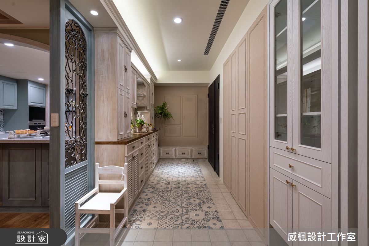 60坪新成屋(5年以下)＿鄉村風玄關走廊案例圖片＿威楓設計＿威楓_32 法式鄉村之3