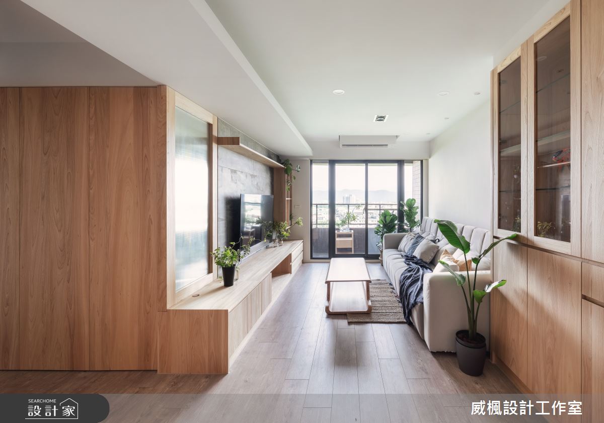 32坪新成屋(5年以下)＿日式無印風客廳案例圖片＿威楓設計＿威楓_33 現代日式之6