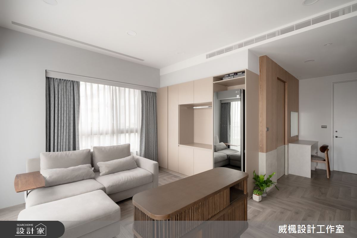 100坪中古屋(5~15年)＿北歐風臥室案例圖片＿威楓設計＿威楓_34 手感灰.自然淨之25