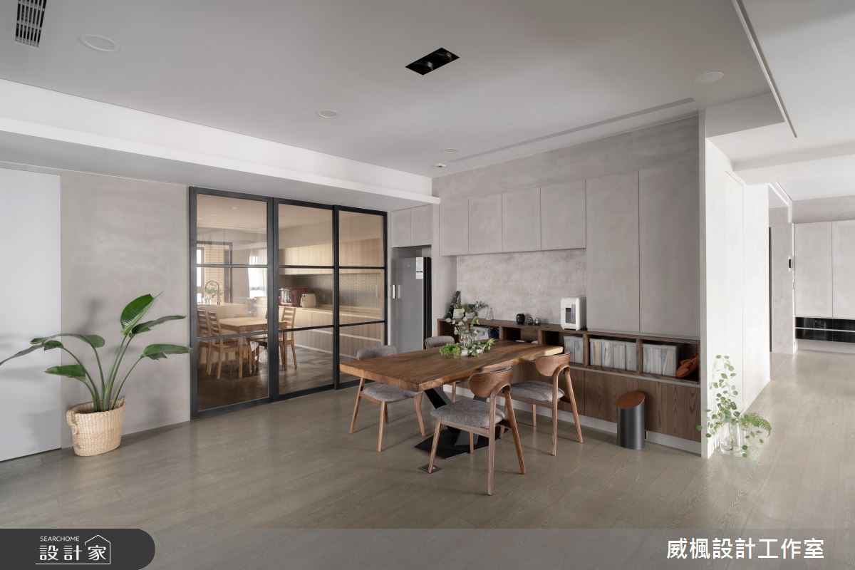 100坪中古屋(5~15年)＿北歐風餐廳案例圖片＿威楓設計＿威楓_34 手感灰.自然淨之13