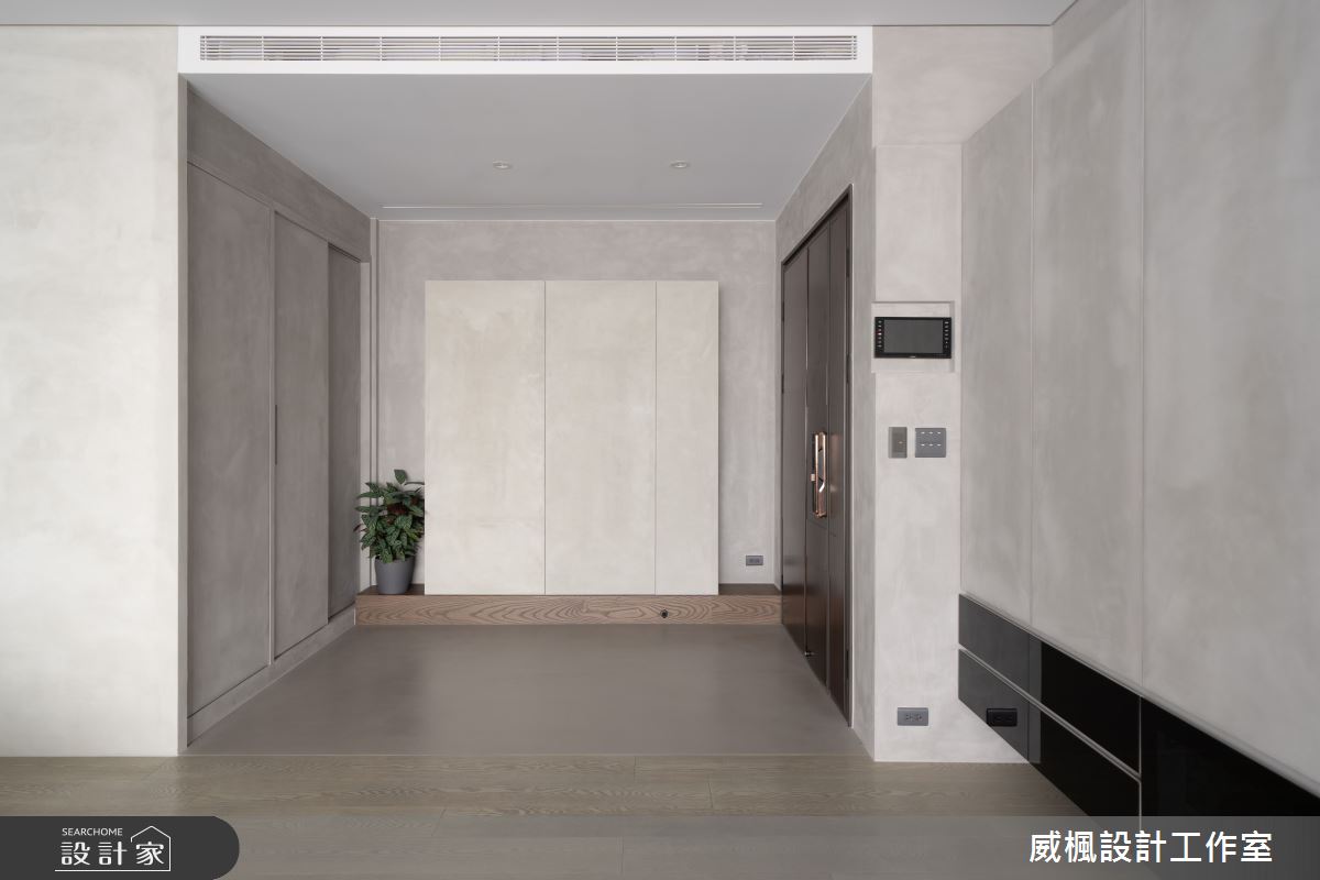 100坪中古屋(5~15年)＿北歐風玄關案例圖片＿威楓設計＿威楓_34 手感灰.自然淨之1