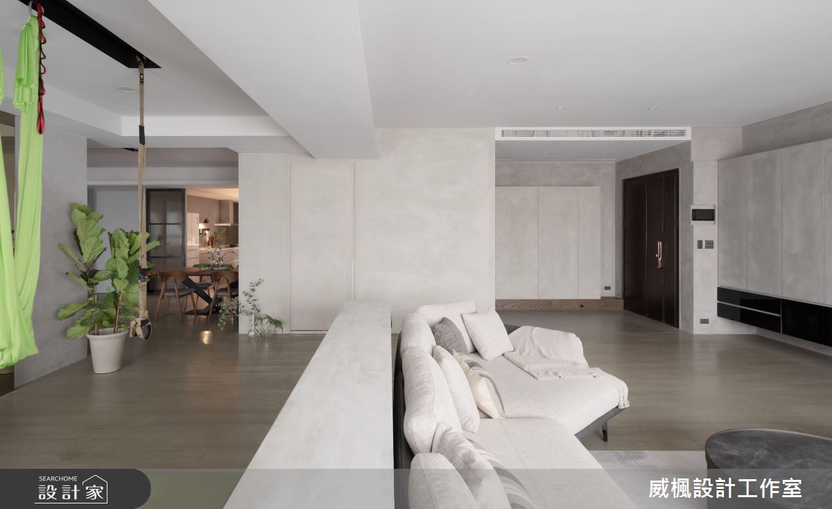 100坪中古屋(5~15年)＿北歐風玄關客廳餐廳案例圖片＿威楓設計＿威楓_34 手感灰.自然淨之11