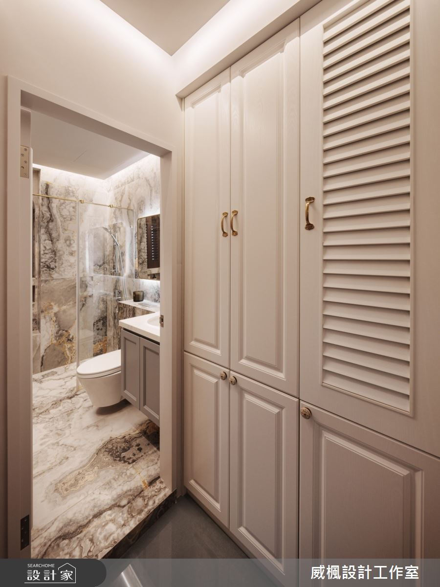 13坪新成屋(5年以下)＿法式復古風浴室案例圖片＿威楓設計＿威楓_35 復古.懷舊之18