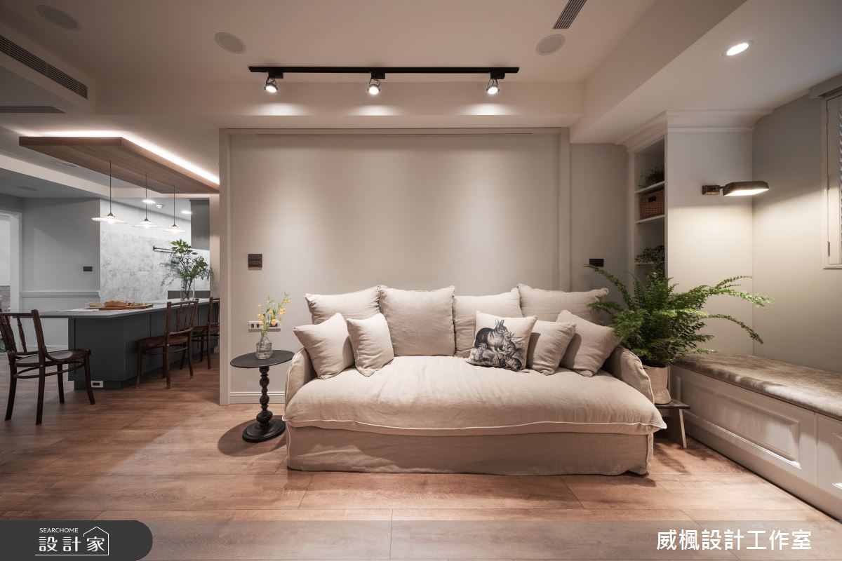 25坪老屋(16~30年)＿美式風客廳餐廳臥榻案例圖片＿威楓設計＿威楓_36 經典美式之7