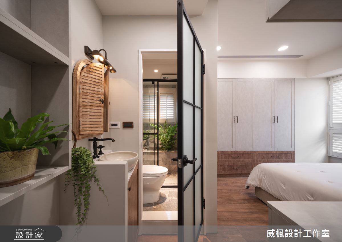 25坪老屋(16~30年)＿美式風臥室浴室案例圖片＿威楓設計＿威楓_36 經典美式之14
