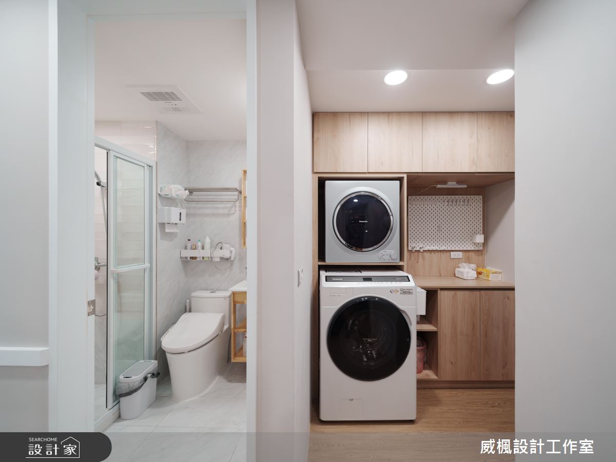 25坪預售屋＿簡約美式風浴室案例圖片＿威楓設計＿威楓_37 美式退休宅之3178