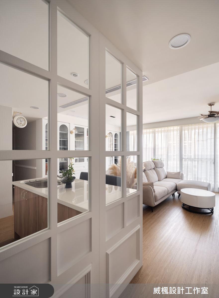 25坪預售屋＿簡約美式風玄關客廳案例圖片＿威楓設計＿威楓_37 美式退休宅之1