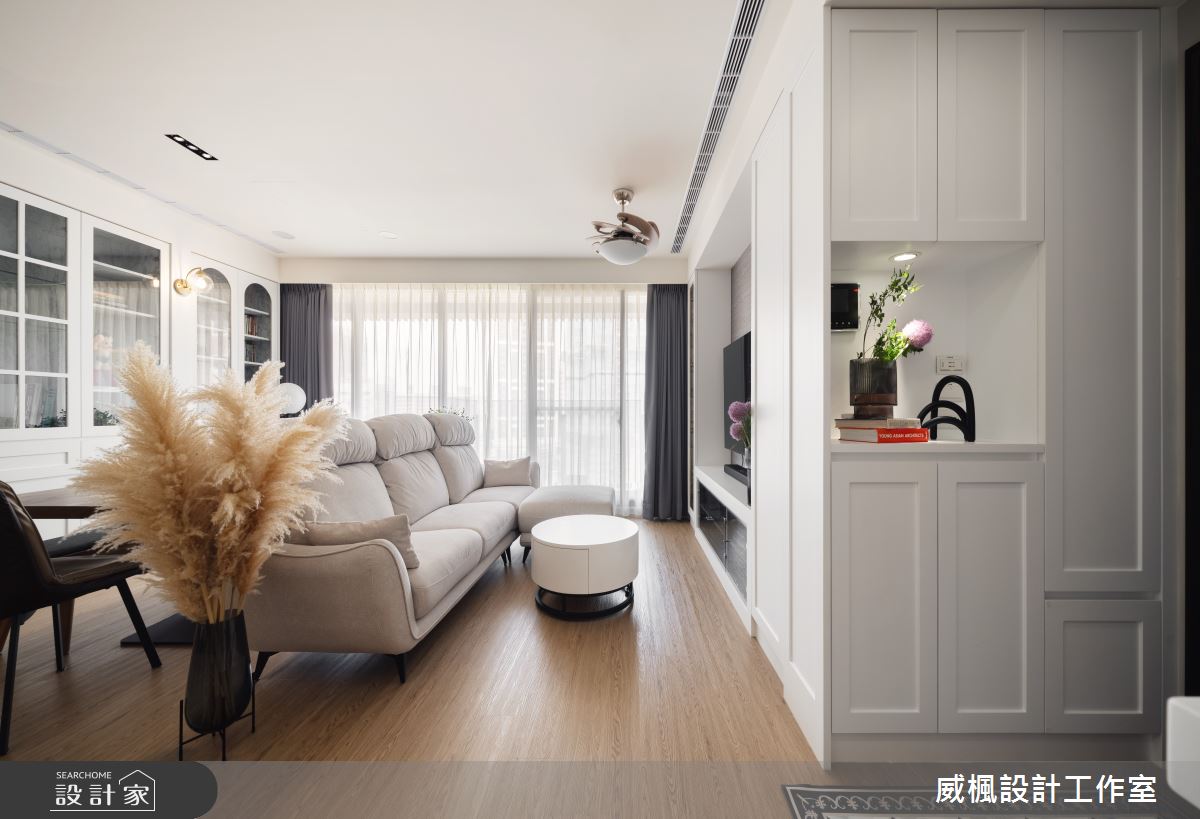 25坪預售屋＿簡約美式風客廳案例圖片＿威楓設計＿威楓_37 美式退休宅之4