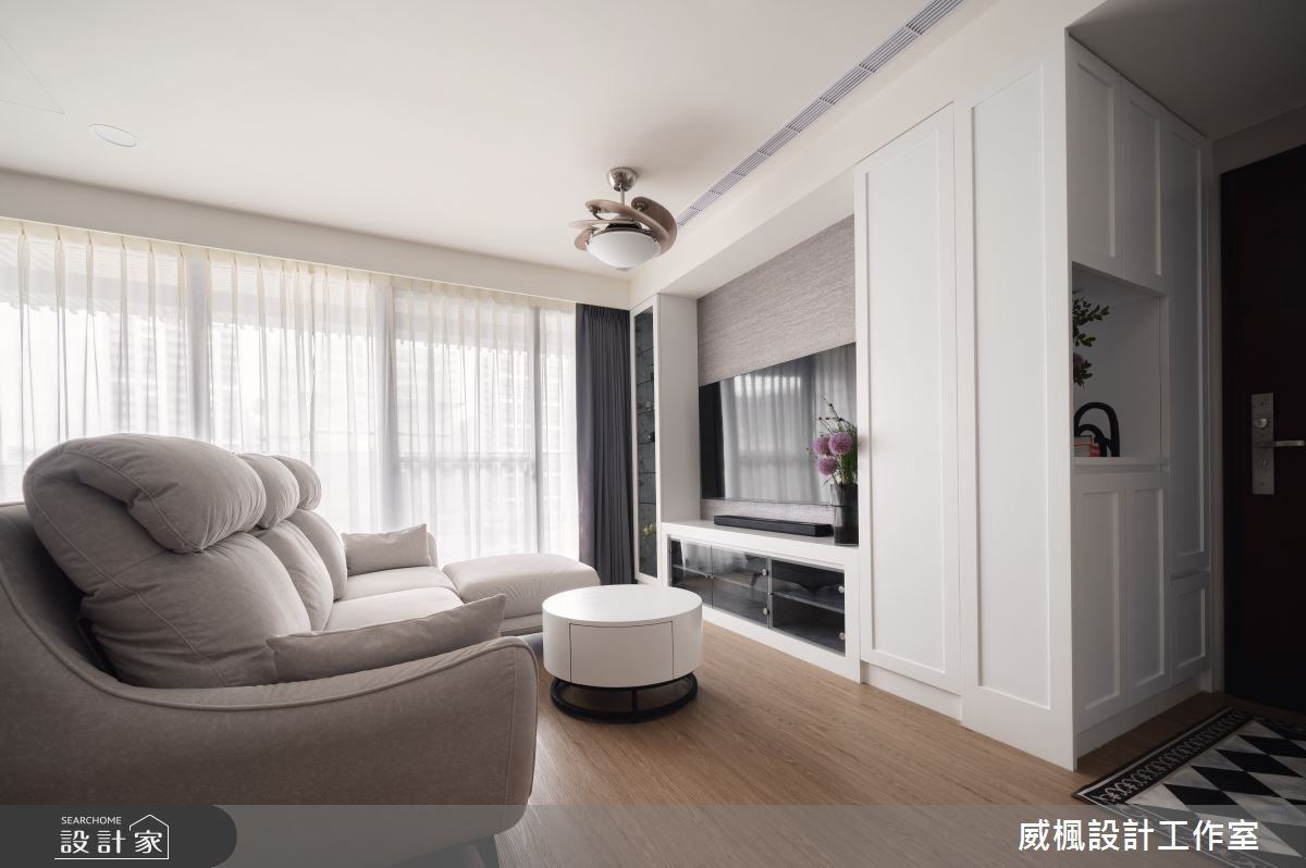 25坪預售屋＿簡約美式風客廳案例圖片＿威楓設計＿威楓_37 美式退休宅之10