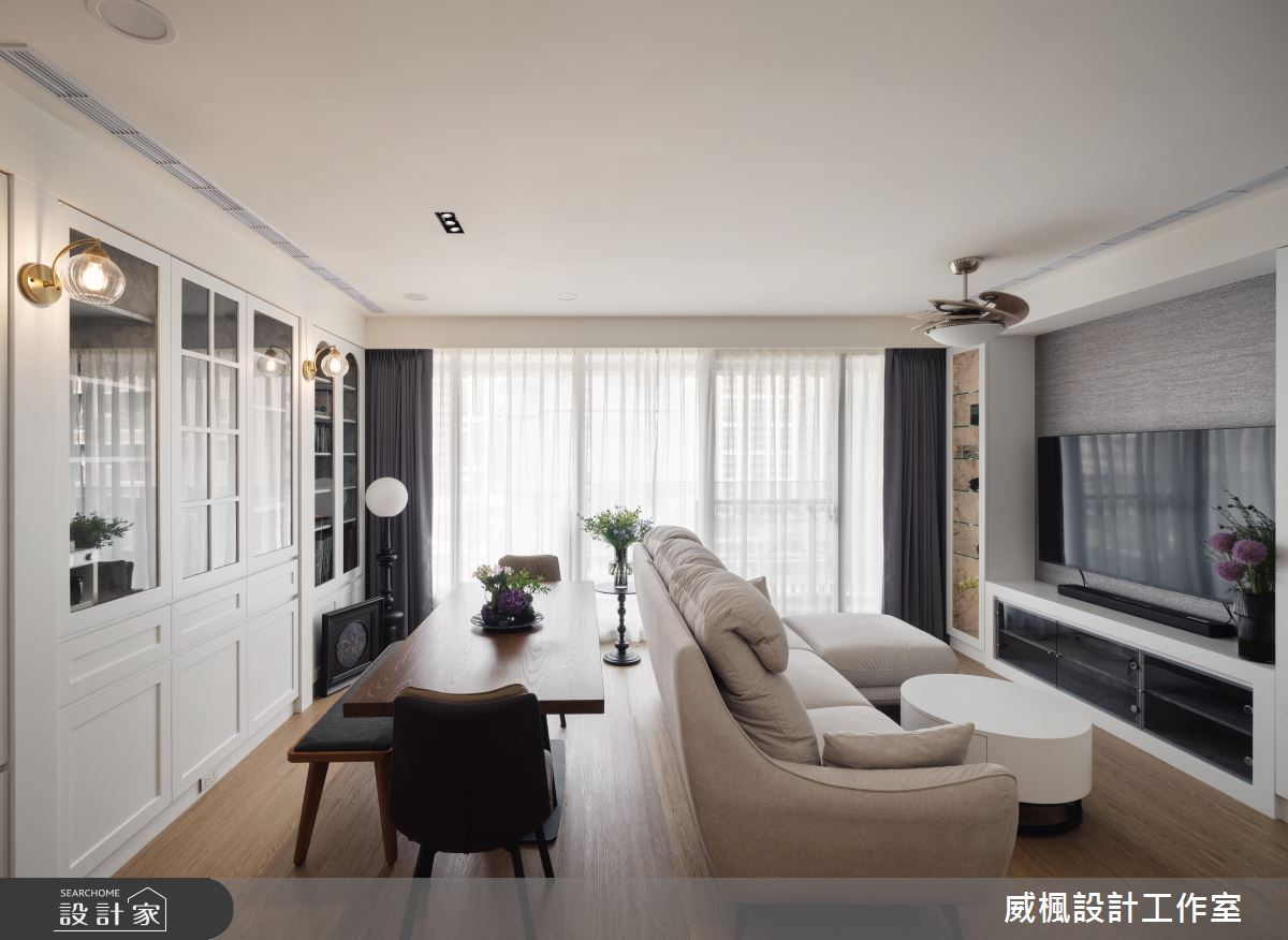 25坪預售屋＿簡約美式風客廳餐廳案例圖片＿威楓設計＿威楓_37 美式退休宅之13